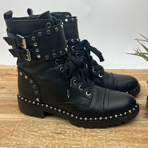 Sam Edelman Jennifer Studded Combat Boot sz 6